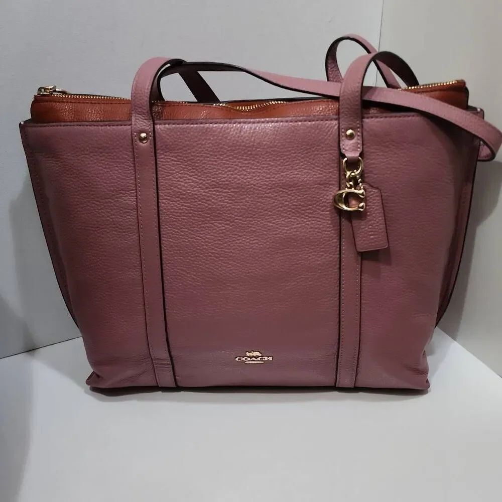 Coach Pebbled Leather May Tote